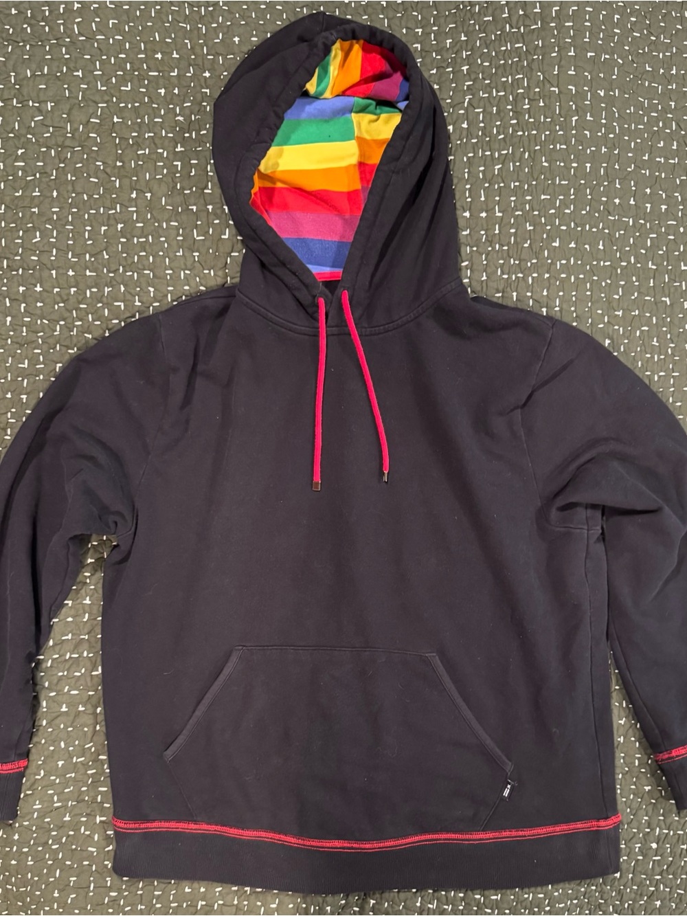Tomboyx Frenchterry Rainbow Hood Hoodie
